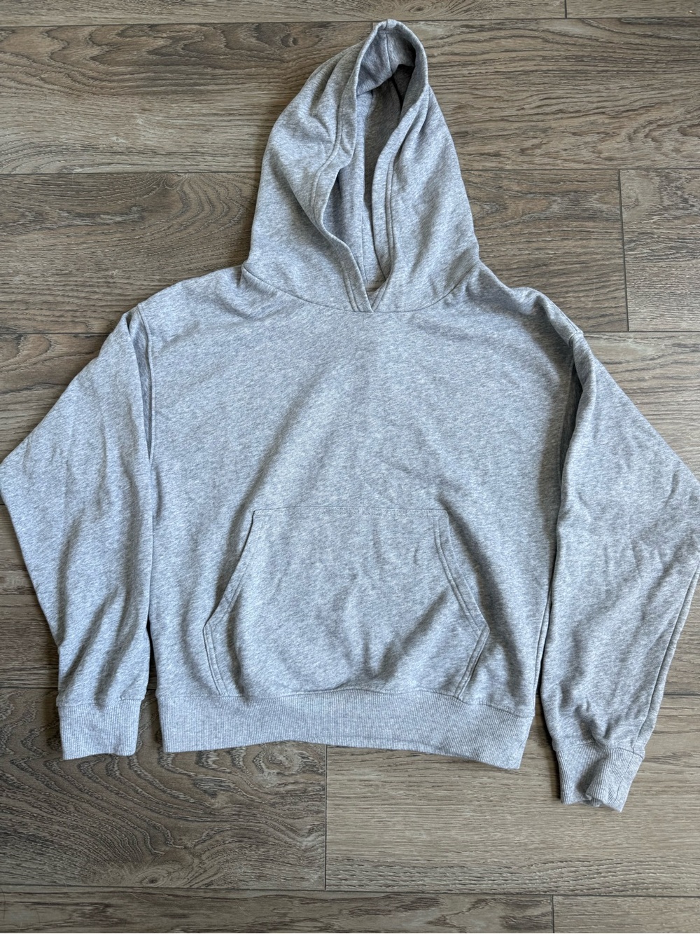 Fabletics Heather Gray cropped Pullover Hoodie XS